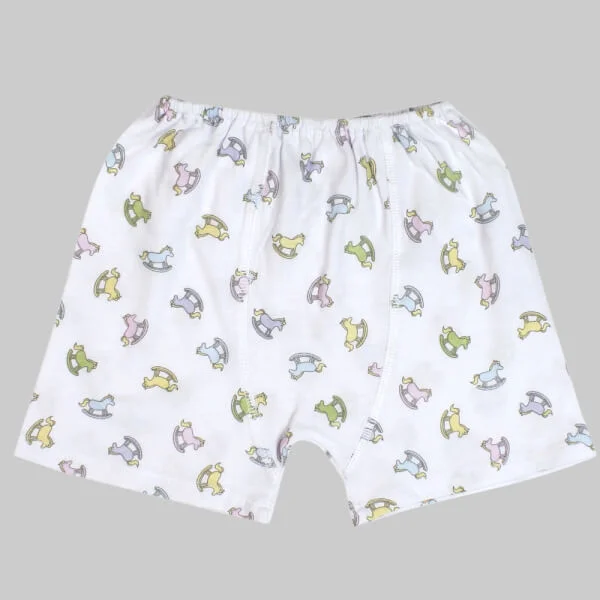 Set 3 quần sơ sinh ngắn CF Xanh bạc hà