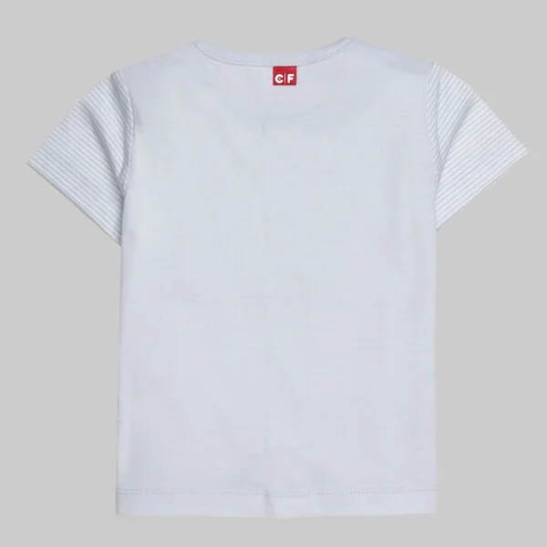 Bộ thun bé trai ngắn CF B068007 Xanh