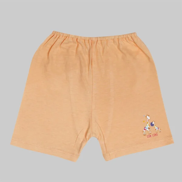 Set 3 quần sơ sinh ngắn CF Cam