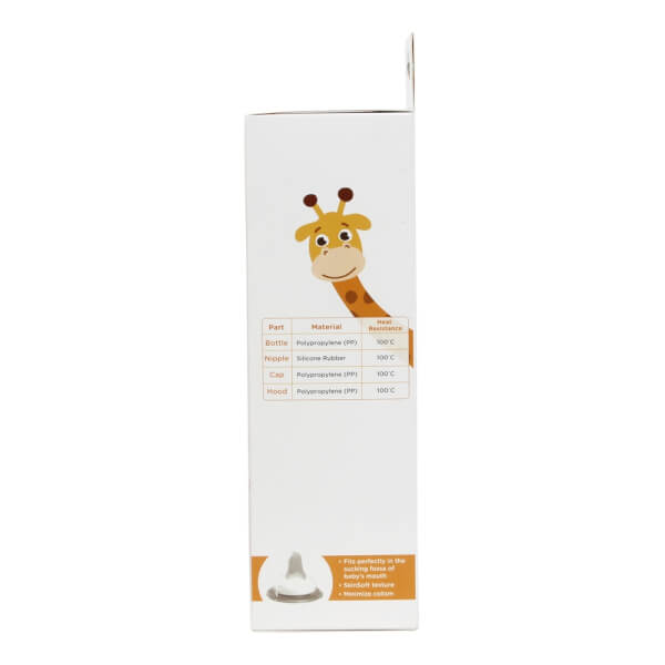 Bình sữa ConCung Good Easy Start nhựa PP cổ thường (250ml, Xanh lá)