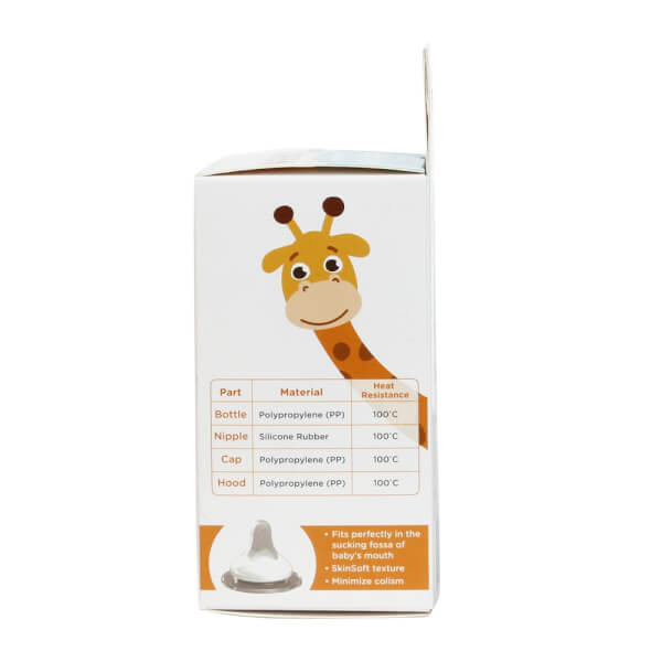 Combo 2 Bình sữa ConCung Good Easy Start nhựa PP cổ thường (60ml, Xanh lá)
