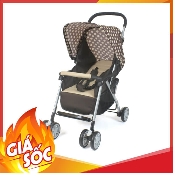 Xe đẩy cao cấp Jolly Dots, Nâu socola