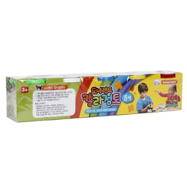 Bột nặn hình bánh kem Donerland 5 màu 300g DA03011