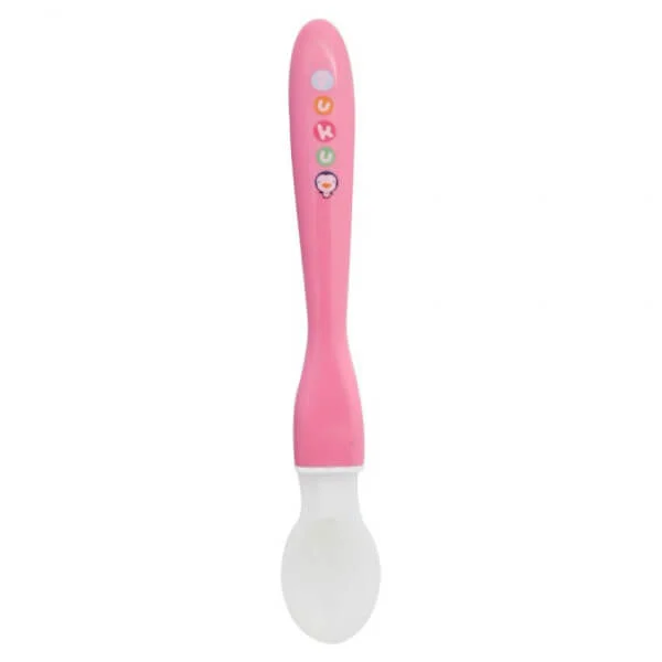 Muỗng silicone Puku (P14316, Hồng)