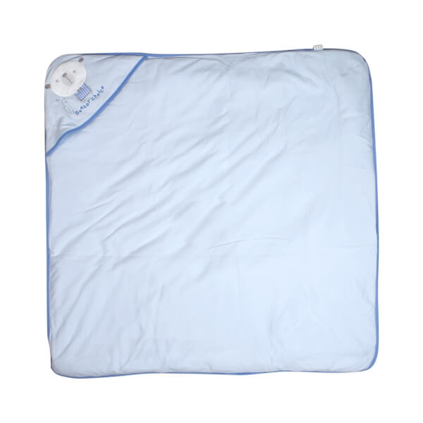 Chăn quấn em bé 17228 Mother Choice màu xanh size 90x90(cm)