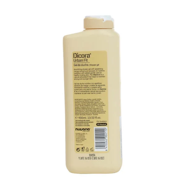 Gel tắm VITAMIN E - Mango and Avocado Oil Dicora 400ml