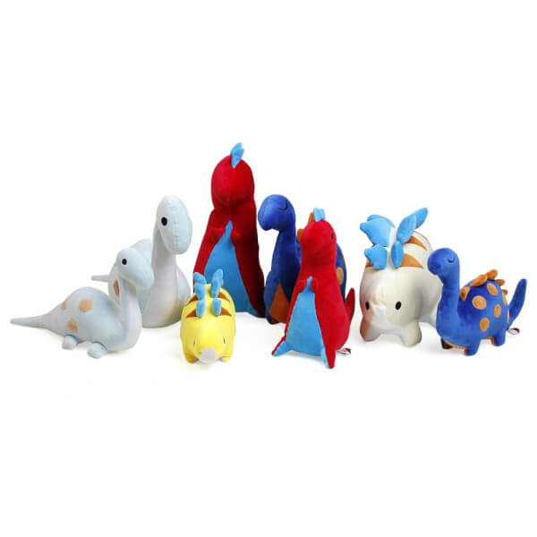 Thú bông khủng long cổ dài mini TOYCITY