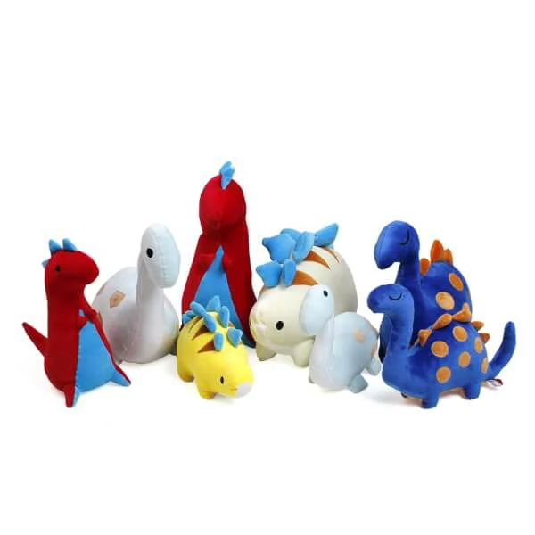 Thú bông khủng long ăn cỏ mini TOYCITY