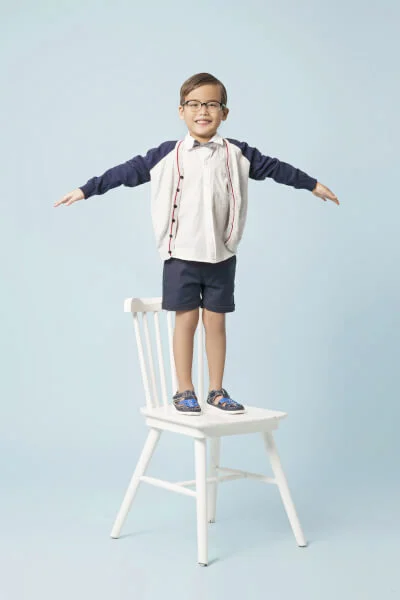 Áo sơ mi bé trai tay ngắn CF B097003 Trắng