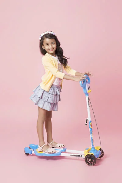 Áo khoác len bé gái CF G048018 Vàng