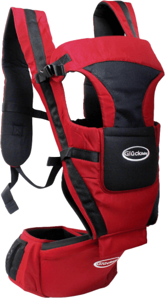 Địu bé 8 in 1 Gluck Baby (đỏ)