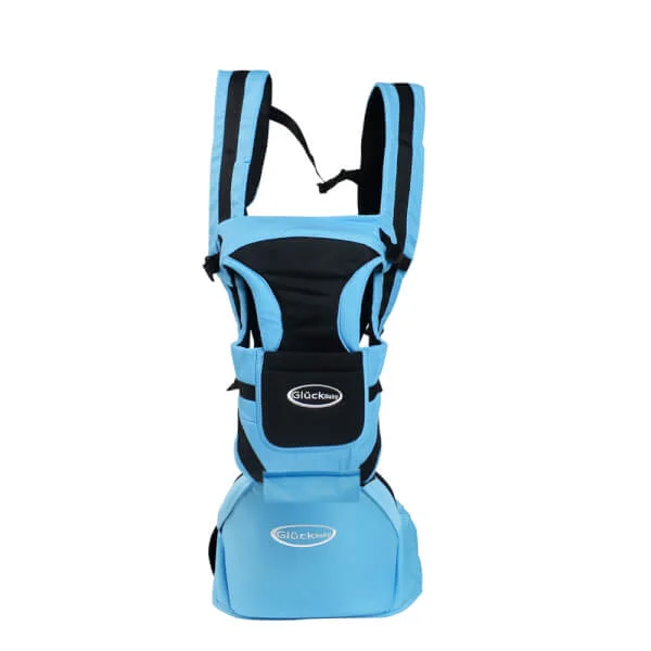 Địu bé 8 in 1 Gluck Baby (xanh)