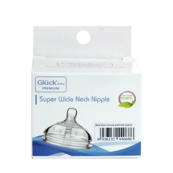 Núm ty silicone Gluck premium (size L)