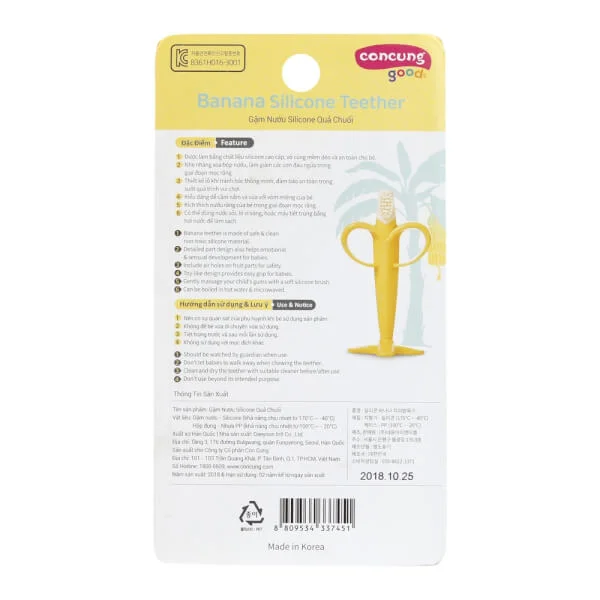 Gặm nướu silicone Quả Chuối Concung Good