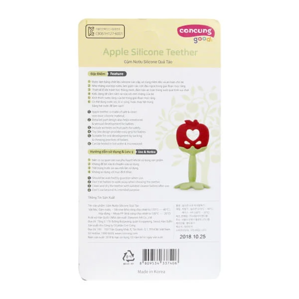 Gặm nướu silicone Quả Táo ConCung Good