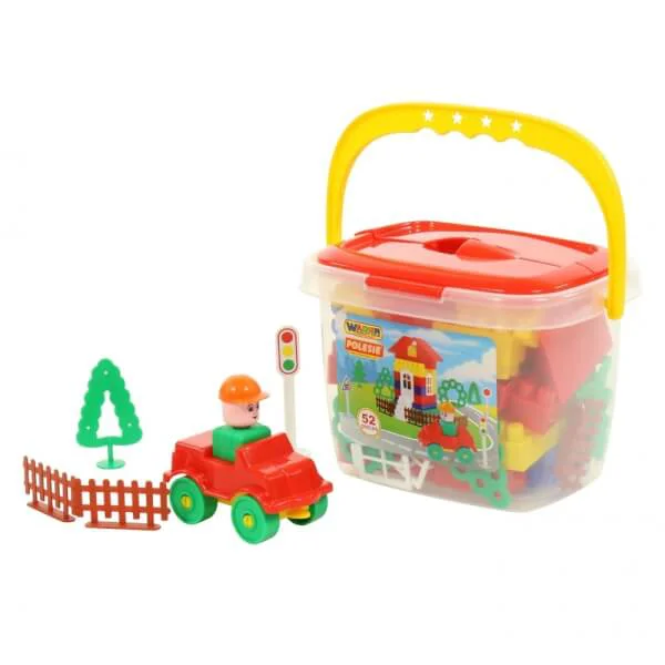 Bộ xếp hình mầm non thị trấn nhỏ Polesie - 52 mảnh