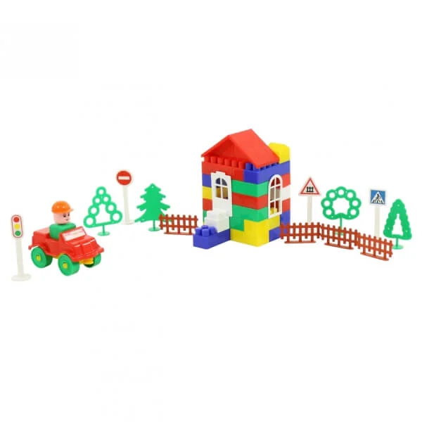 Bộ xếp hình mầm non thị trấn nhỏ Polesie - 52 mảnh
