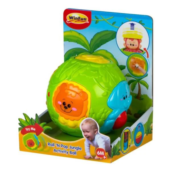 Bóng lăn tập bò có nhạc 000778 hiệu Winfun