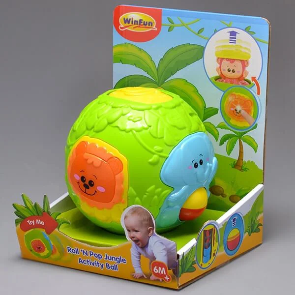 Bóng lăn tập bò có nhạc 000778 hiệu Winfun