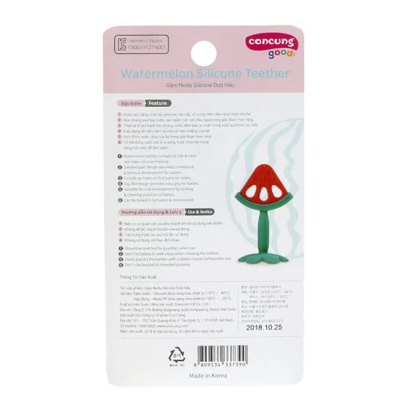 Combo 2 Gặm nướu silicone Dưa Hấu Concung Good
