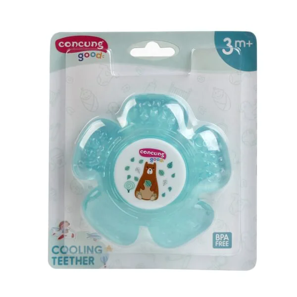 Gặm nướu lạnh Bông năm cánh ConCung Good - Xanh