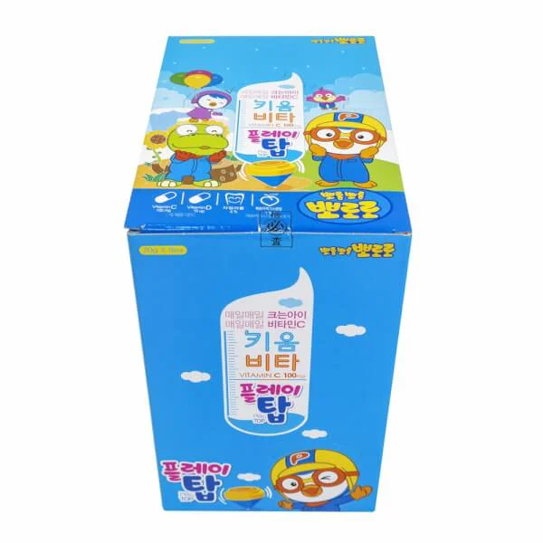Thực phẩm bổ sung Kẹo ngậm vitamin C con quay Pororo, 20 g/tuýp