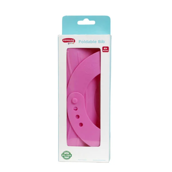 Yếm hứng thức ăn silicone ConCung Good (Hồng)