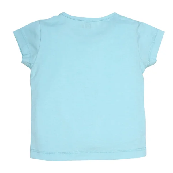 Áo thun bé gái tay ngắn CF G118028 (9M,Xanh)