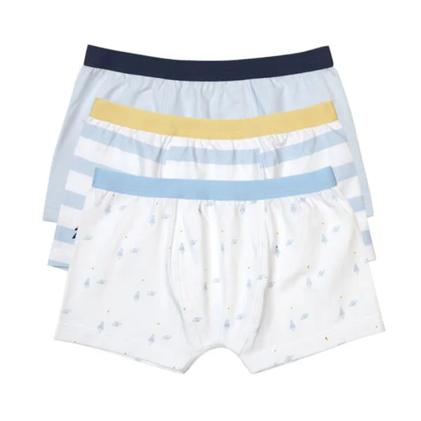 Bộ 3 quần lót bé trai CF B128023 (4-5Y,Nhiều màu)