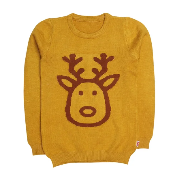 Áo len bé trai tay dài CF B128024 (7-8Y,Vàng)