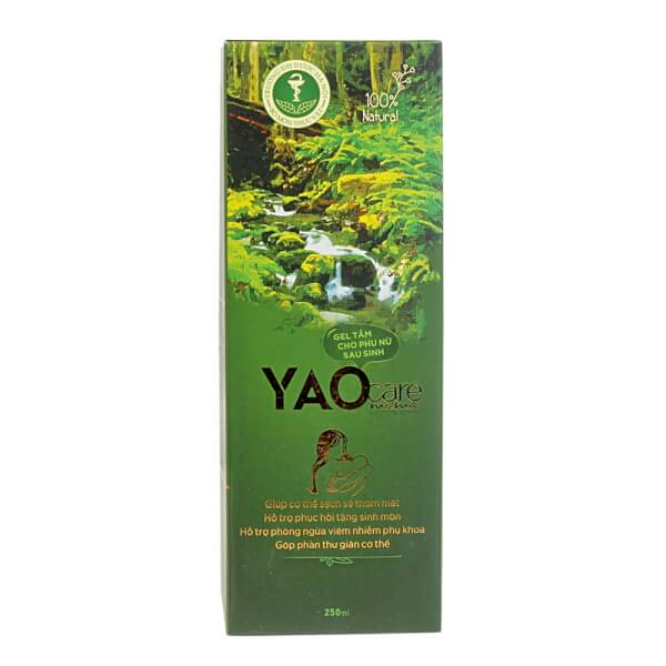 Gel tắm thảo dược phụ nữ sau sinh Yaocare mama chai 250ml