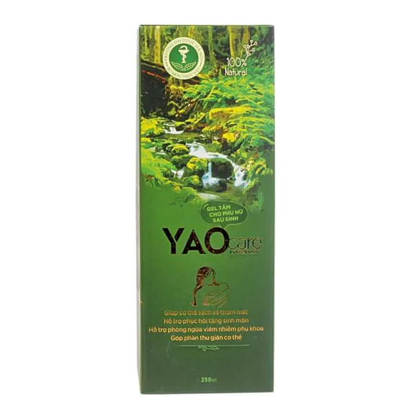 Gel tắm thảo dược phụ nữ sau sinh Yaocare mama chai 250ml