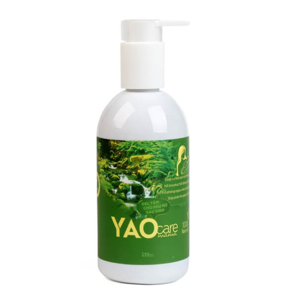 Gel tắm thảo dược phụ nữ sau sinh Yaocare mama chai 250ml