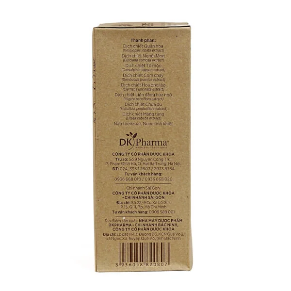 Nước tắm thảo dược phụ nữ sau sinh Yaocare Mama chai 250ml