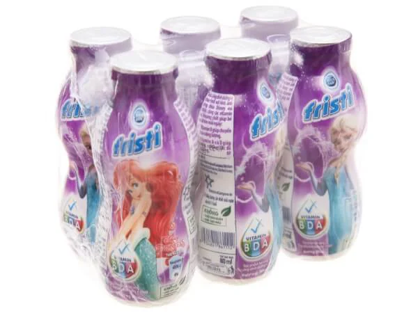 Thức uống dinh dưỡng vị chua hương nho hiệu Fristi - dạng chai 80ml