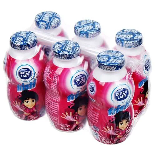 Thức uống dinh dưỡng vị chua hương dâu hiệu Fristi - dạng chai 80ml