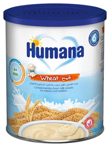 Bột dinh dưỡng ăn dặm Humana Lúa mì và Sữa - Humana Wheat