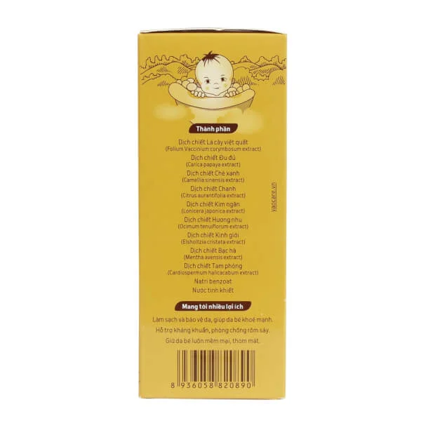 Combo 2 Tắm gội toàn thân thảo dược Yaocare baby cho bé từ 0 tháng 250ml