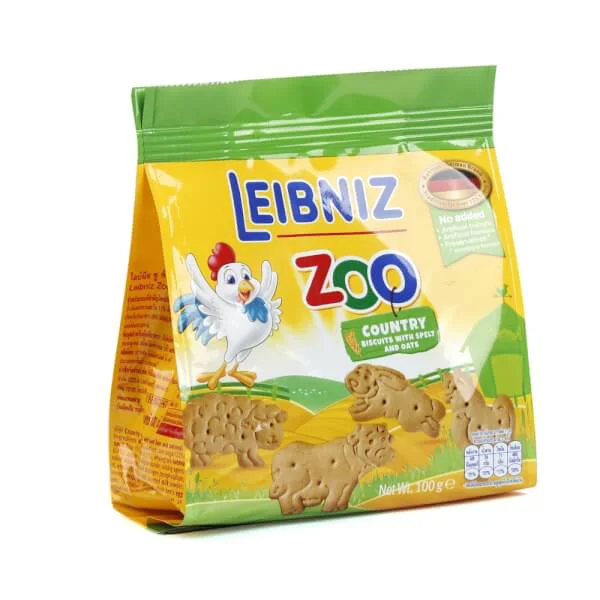 Bánh qui lúa mì & yến mạch hình thú Bahlsen Zoo 100g