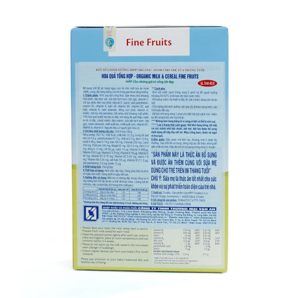 Bột sữa dinh dưỡng HiPP Organic - Hoa quả tổng hợp 250g