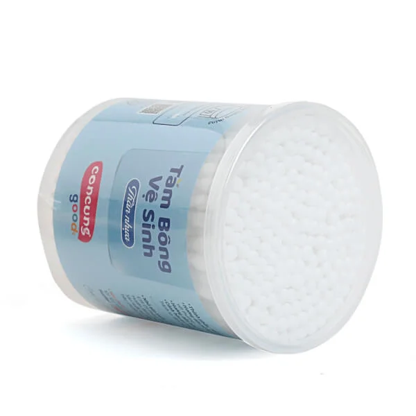 Tăm bông vệ sinh ConCung Good thân nhựa 200 que/ hộp