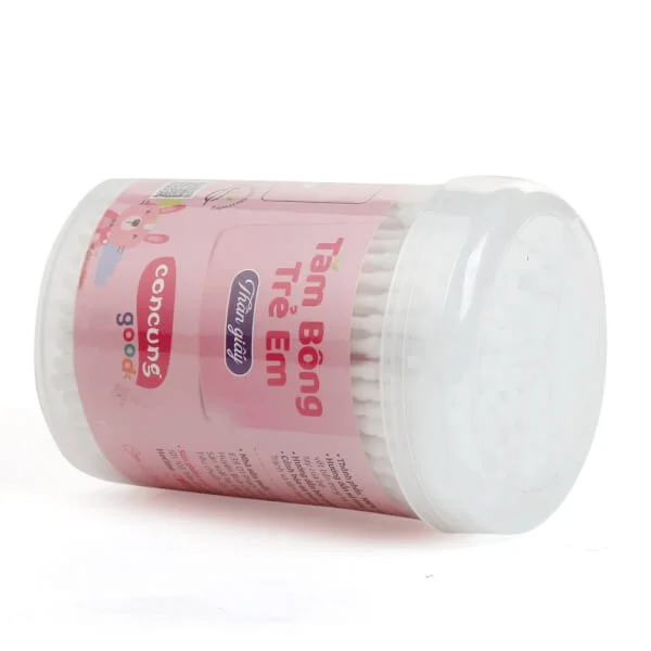 Tăm bông trẻ em ConCung Good thân giấy 200 que/ hộp