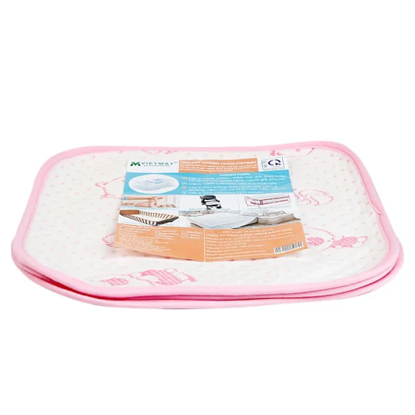 Combo 3 tấm lót chống thấm VIETMAT size 30x30 màu hồng