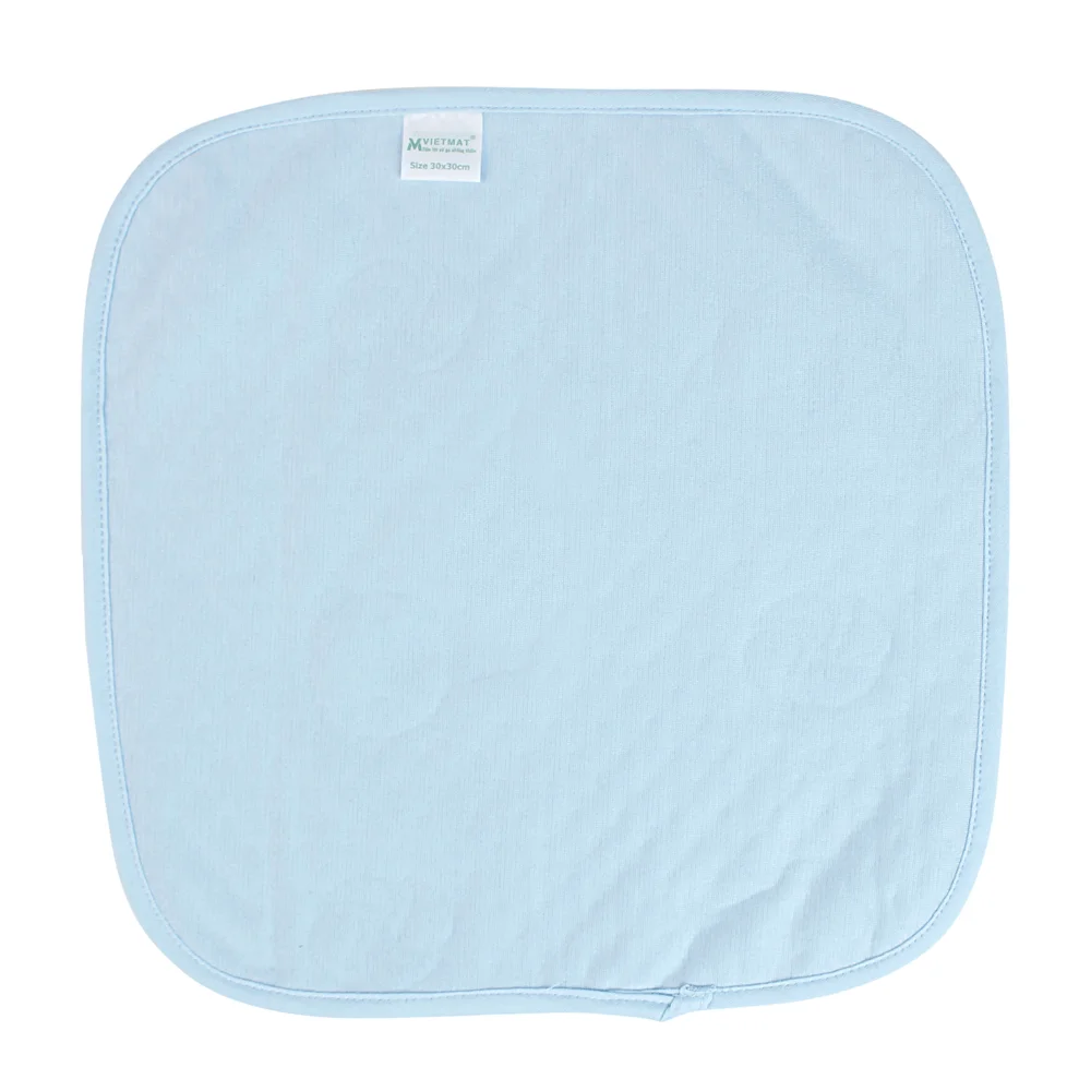 Combo 3 tấm lót chống thấm 4 lớp Vietmat size 30x30 màu xanh