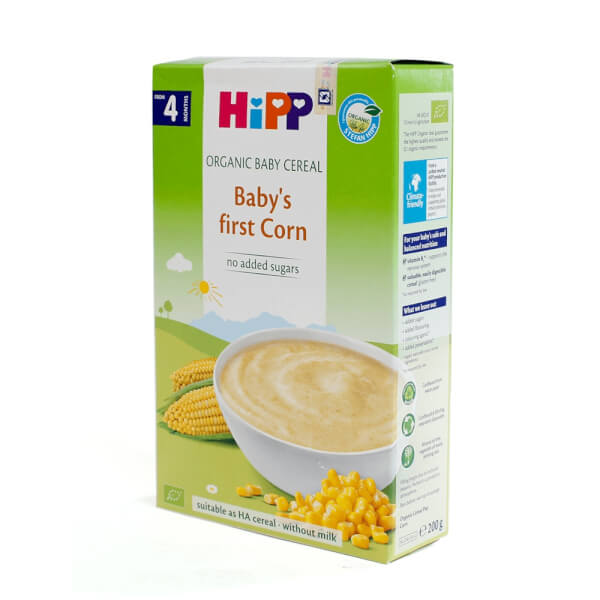 Bột dinh dưỡng HiPP Organic - Bột ngũ cốc, bắp non 200g