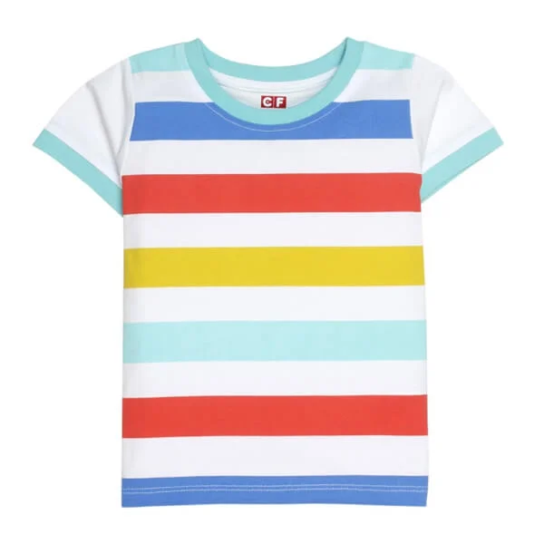 Áo thun bé trai tay ngắn CF B049004 Trắng
