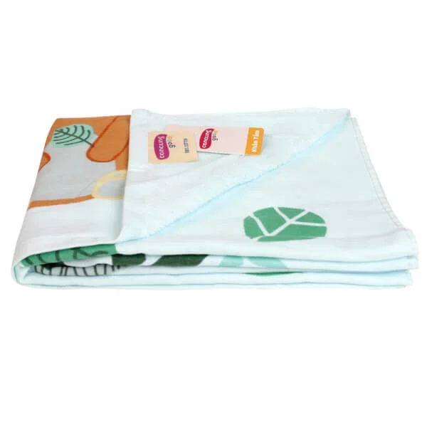 Khăn tắm cotton ConCung Good BM9T màu xanh