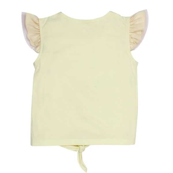 Áo thun bé gái tay ngắn CF G049014 Vàng