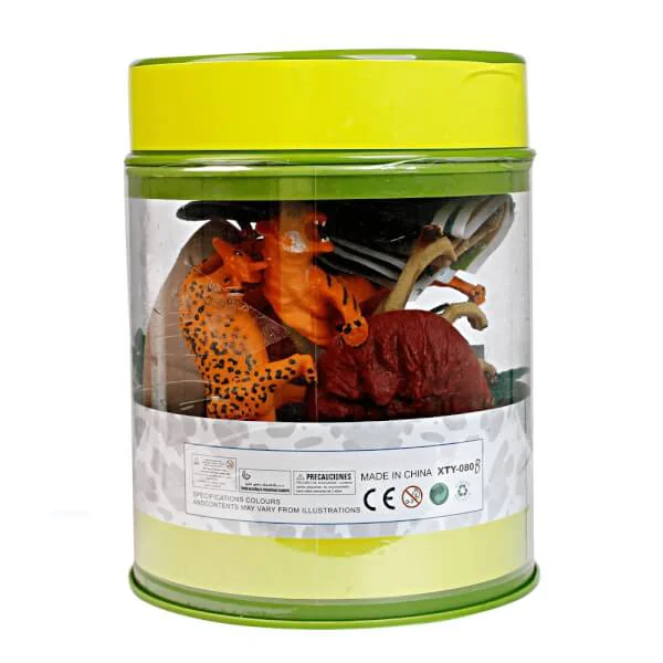 Hộp thế giới động vật hoang dã kèm bản đồ CY124336 (30pcs)