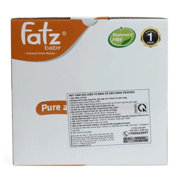 Máy hâm sữa bình cổ siêu rộng điện tử FB3028SL